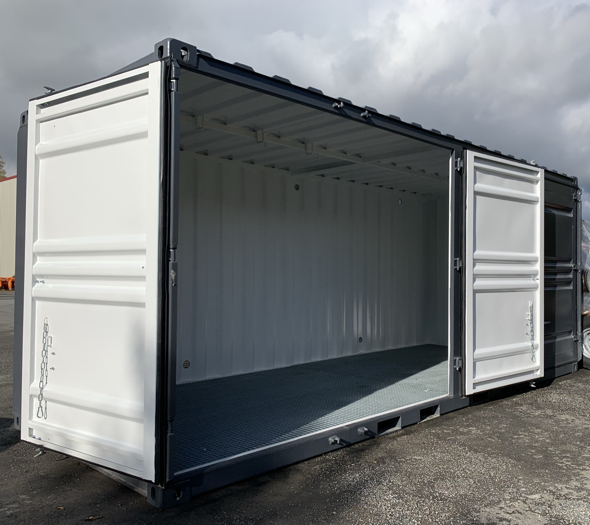 Bildet viser en container