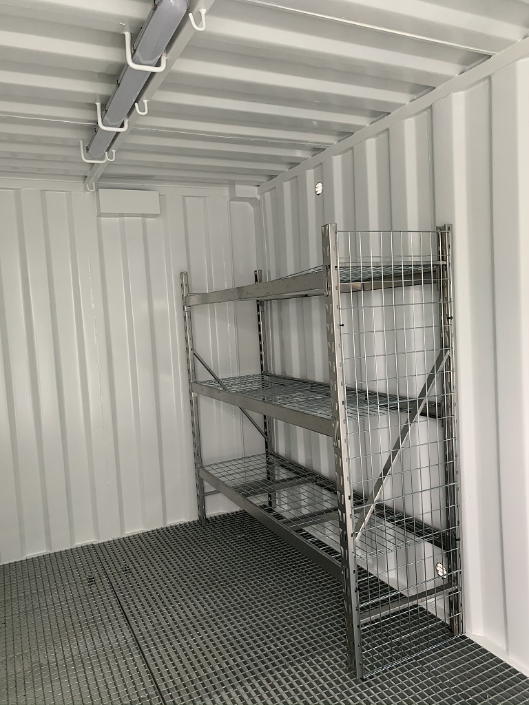 Bildet viser en miljøcontainer