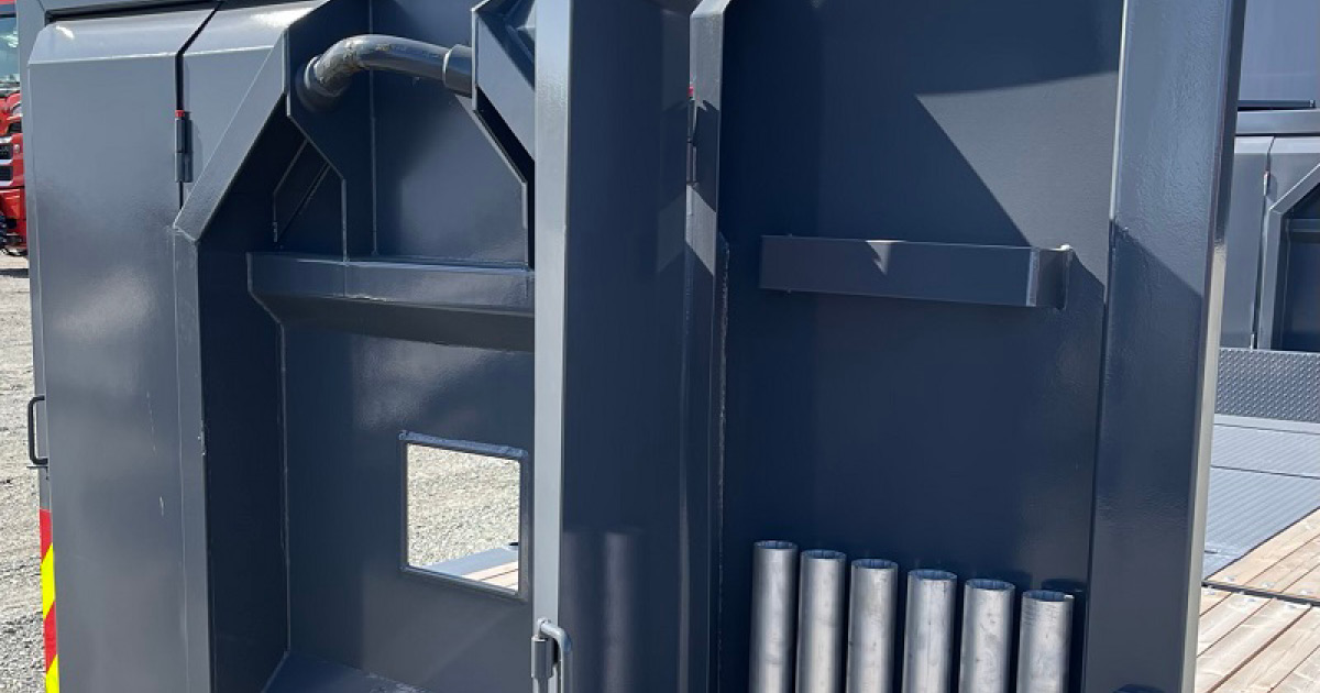 Bildet viser et maskinflak