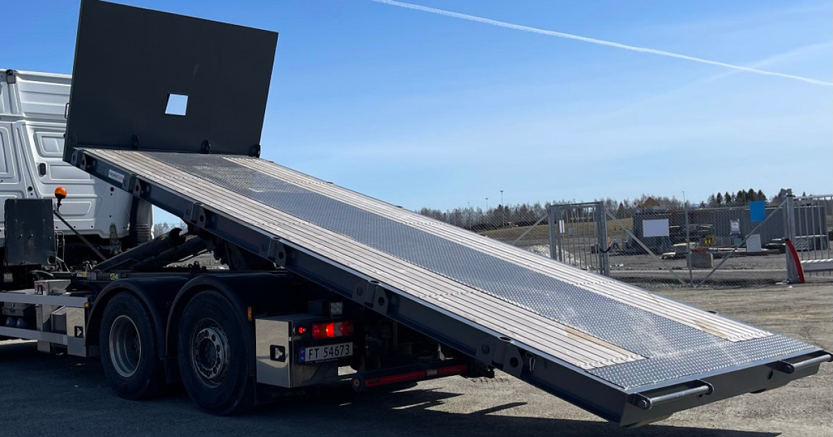 Bildet viser et maskinflak