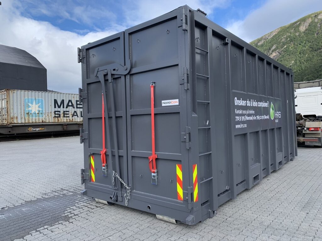 Bildet viser en container