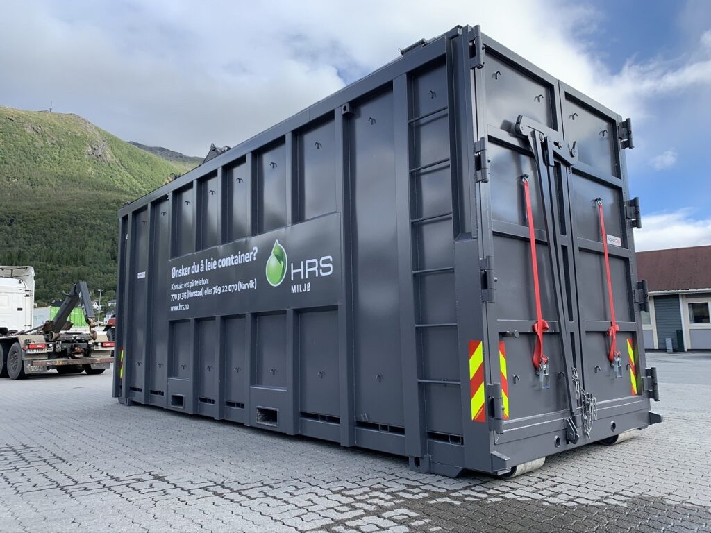 Bildet viser en container